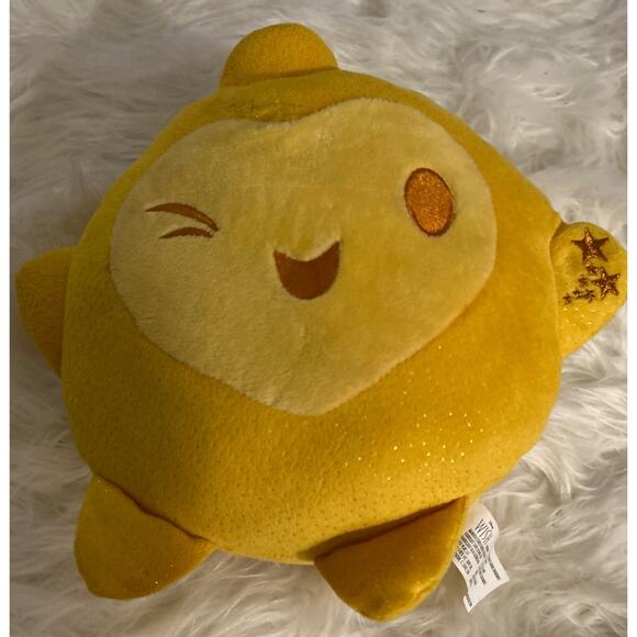Just Play Other - Disney Wish Movie SOFT YELLOW STAR 9" LIGHTS UP !!Plush STUFFED ANIMAL TOY
